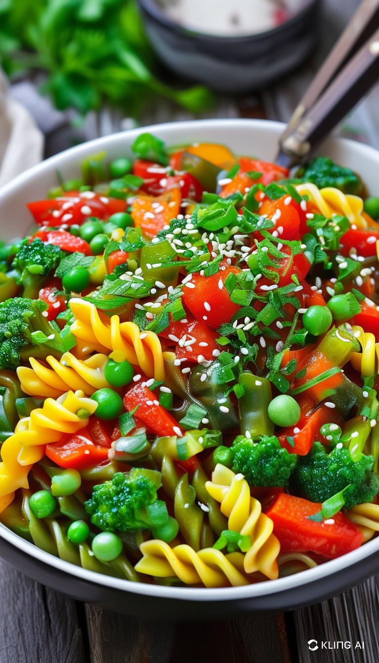Onsdag: Pasta primavera med grøntsager